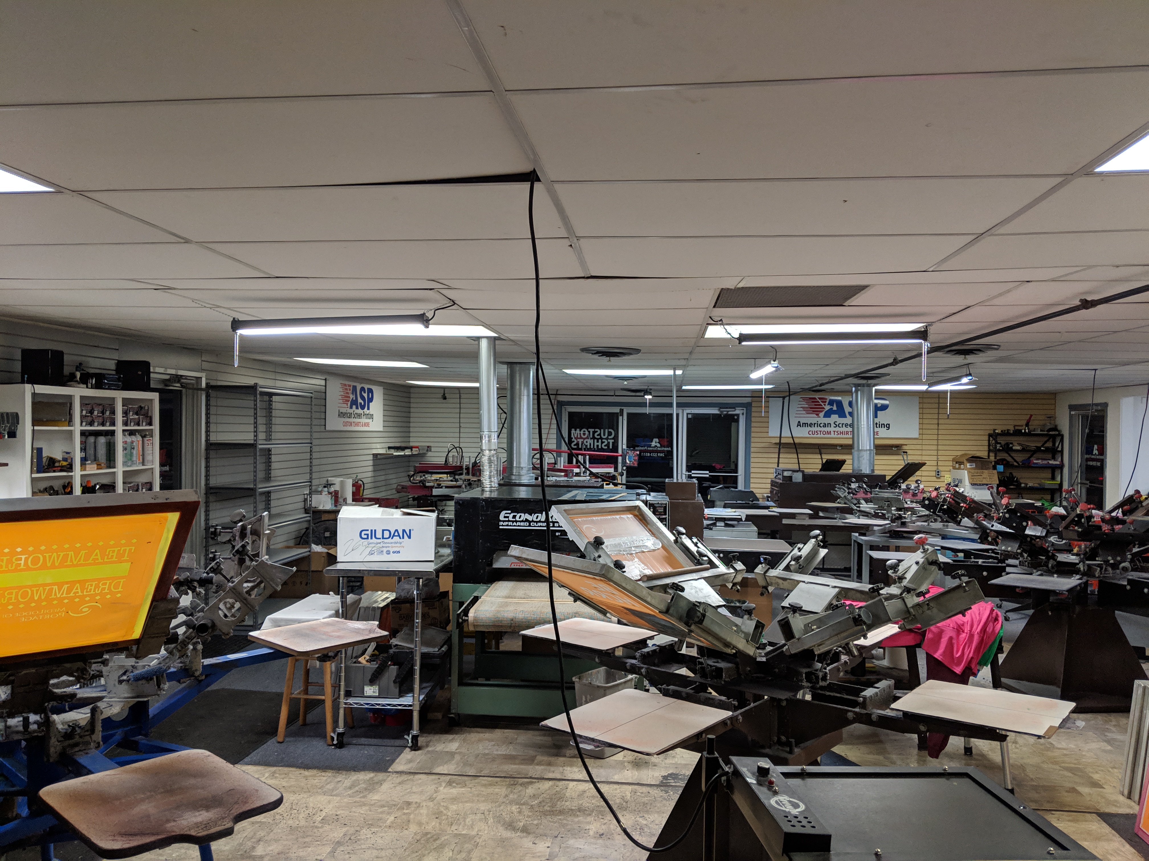 Screen Printing Shop