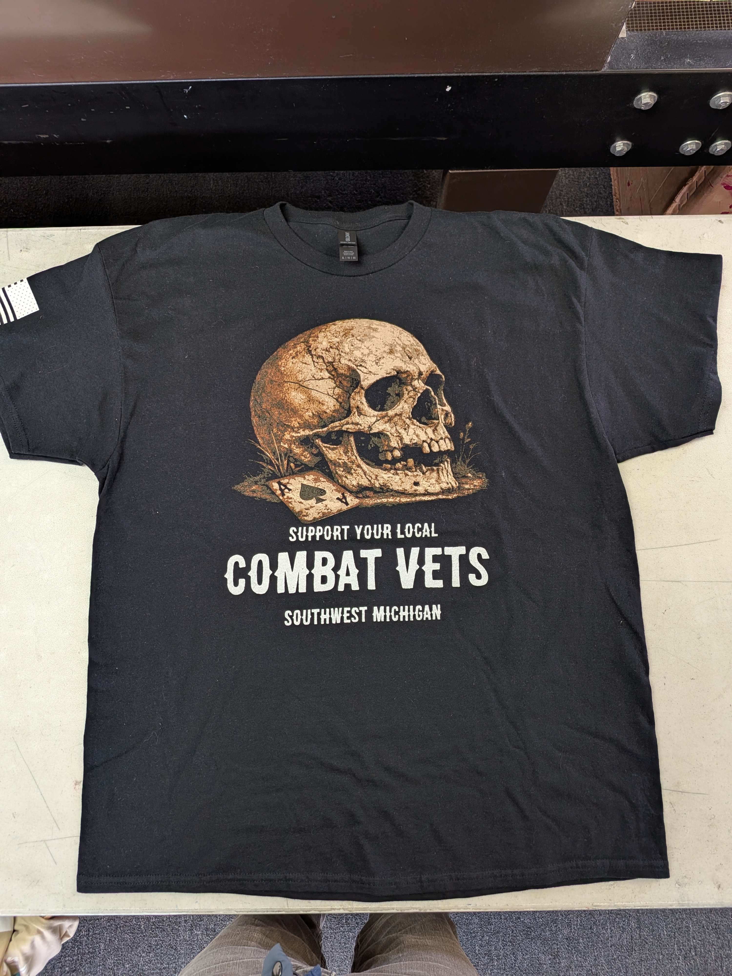 Colorful front print t-shirt